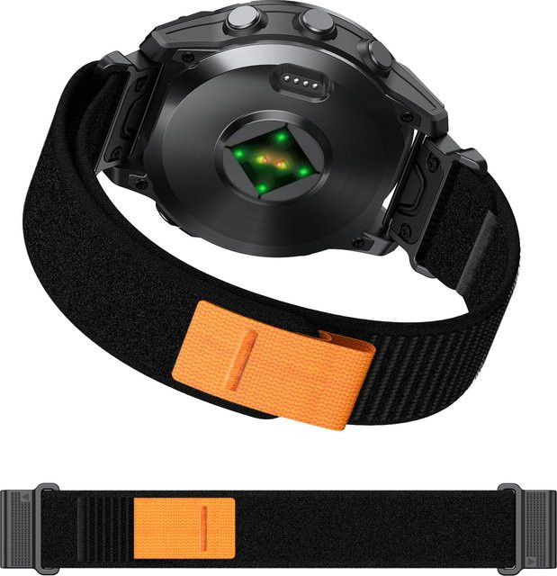 GEAR-D4 Nylonarmband, Schwarz, Unisex - Bild 1