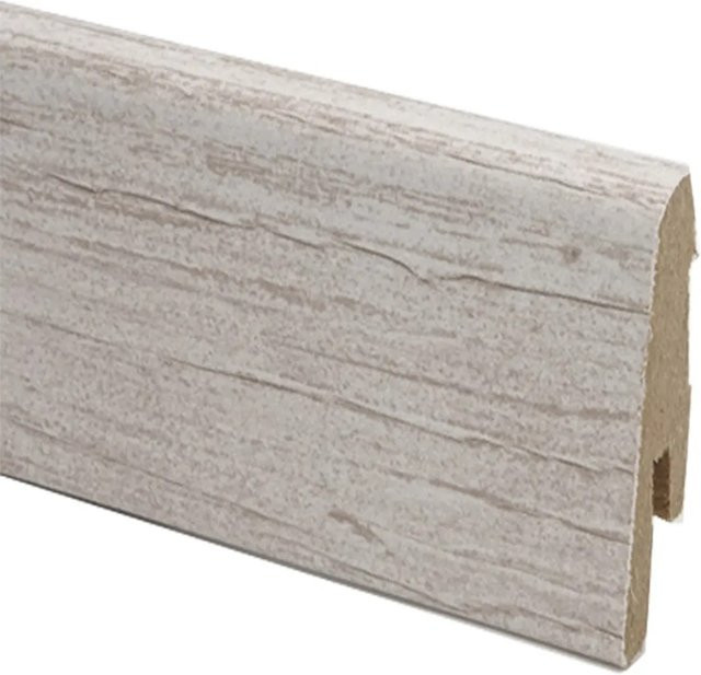 Döllken Profiles MDF Sockelleiste Modern Eiche hell, Höhe: 40 mm, Tiefe: 18 mm, Länge: 2400 mm - Bild 1