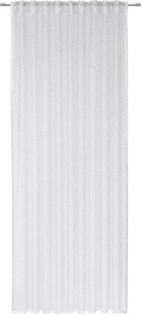 Mömax Fertigvorhang Sparkle in Grau und Silberfarben aus Polyester mit Oeko-Tex Standard 100, Höhe: 245 cm, Breite: 140 cm - Bild 1