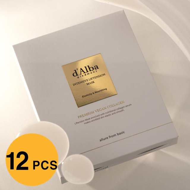 d'Alba Intensive Lifting Mask, Kollagen, 35g, für reife Haut - Bild 1