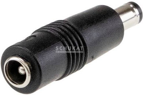 Mean Well DC-PLUG-P1J-P1L Adapter Barrel Plug in Schwarz - Bild 1