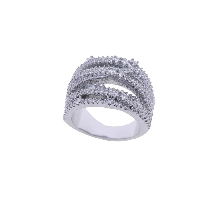IDOWAITTING Fingerring, Zirkonia, Silber, Damen - Bild 2