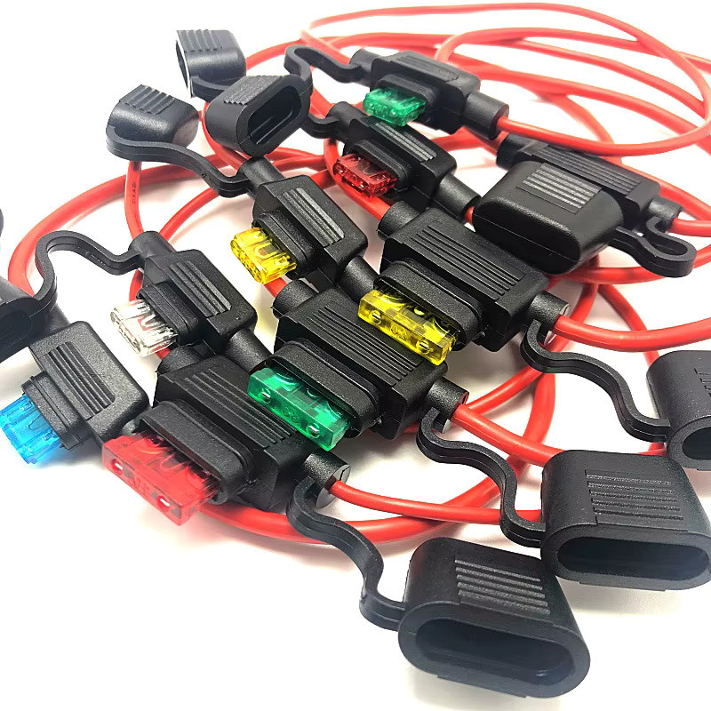 Wasserdichter Sicherungshalter mit Steckdose und Hahn-Adapter für Mikro, Mini und Standard Sicherungen, 30A Klingen Sicherung für Auto und Motorrad - Bild 4
