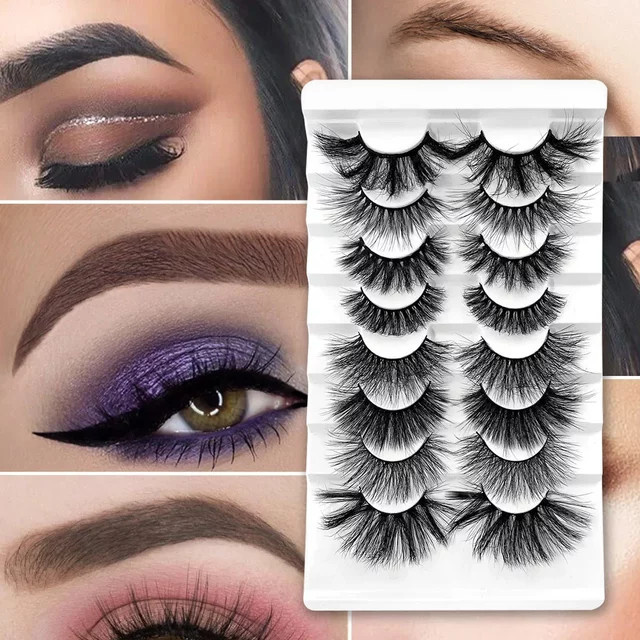 Mix 3D Faux Nerz Wimpern, Black, Unisex - Bild 1