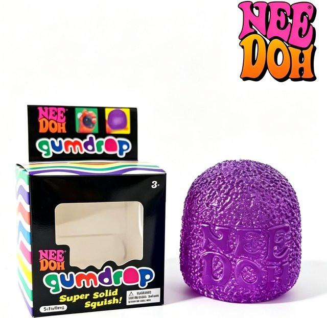 Schylling NeeDoh Gummibärchen, Weiches Sensorisches Fidget Spielzeug, Quetschball - Bild 1