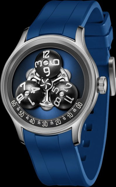OBLVLO Armbanduhr Automatik, Edelstahl, 42 mm, Herren, Silikon - Bild 1
