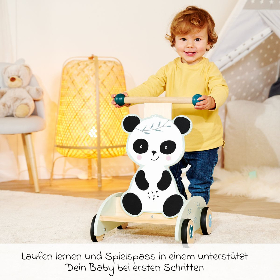 Eichhorn Schiebe-Lauflernwagen, Panda - Bild 2