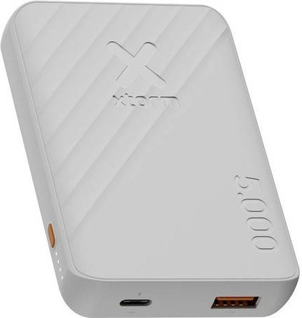 XTORM Go2 Powerbank 5000 mAh Weiß mit USB-A und USB-C Anschlüssen - Bild 1