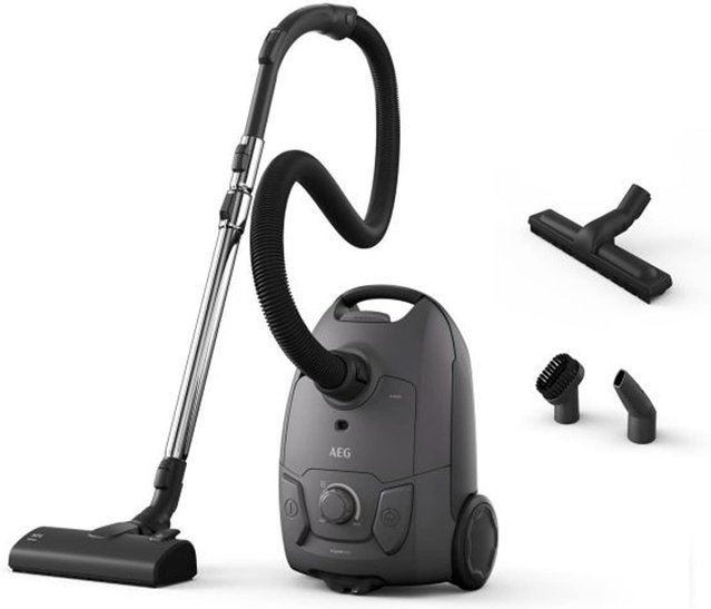 AEG Bodenstaubsauger Clean 5000 AB51C2DG, Dark Grey, 650 Watt, 8,5m Aktionsradius, 3,5 Liter Volumen, mit waschbarem Hygiene-Filter - Bild 2