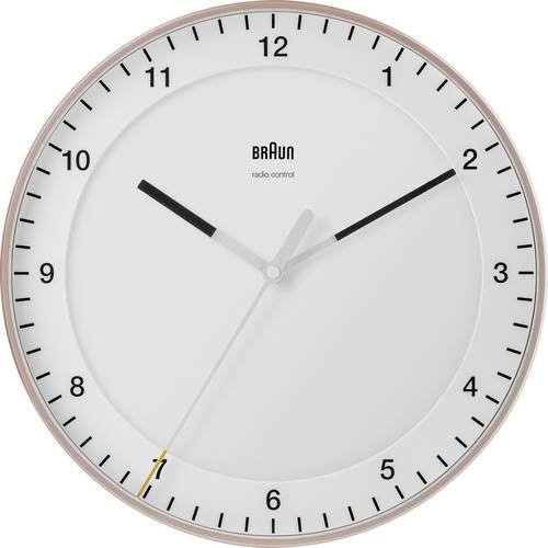 Braun Funk Wanduhr, 330 mm, Pink, Weiß, Unisex - Bild 1