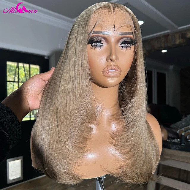 Ali Coco Echthaar-Remy-Perücke, aschblond, Damen - Bild 1