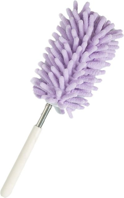 CosyHome Teleskopischer Staubwedel mit biegbarem Mikrofaser-Kopf in Violett - Bild 1