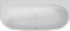 Hoesch Vorwandwanne iSENSI oval, weiß, B/T: 160 x 75 cm - Bild 1