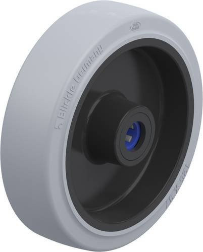 Blickle Kunststoff-Rad POEV 125/12R-SG in Grau und Schwarz mit einem Durchmesser von 125 mm und einer Tragfähigkeit von maximal 250 kg - Bild 1