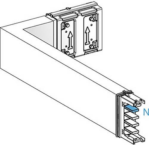 Schneider Electric KSA250DLL41A KSA Winkelelement 250A in Weiß, Hochkant, Winkelprofil - Bild 1