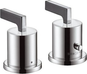 Hansgrohe Axor Citterio Badewannen-Thermostatarmatur mit Einhebelmischer in Chrom - Bild 1