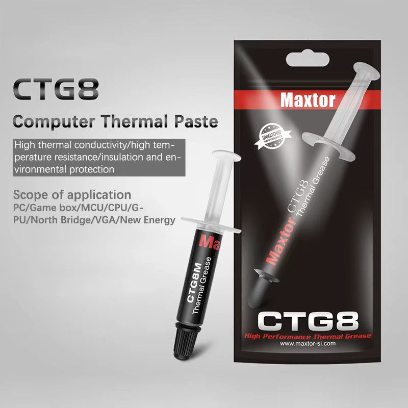 Maxtor CTG8 Mini Wärmeleitpaste für CPU und GPU mit 12,8 W/mk Wärmeleitfähigkeit - Bild 2