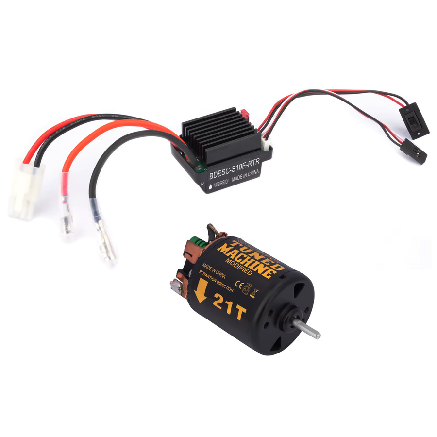 RCXAZ Wasserdichtes Bürstenmotor-Kit, 540 Bürstenmotor, 320A Bürsten-ESC - Bild 2
