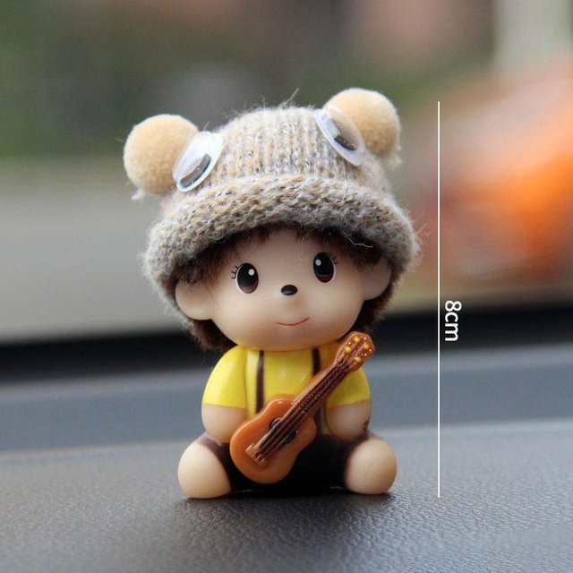 Monchhichi Schlüsselanhänger Plüsch, black, Mädchen - Bild 1