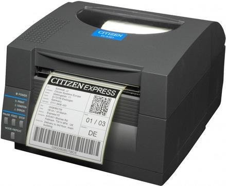 Citizen CL-S521II Thermodirekt-Etikettendrucker in Schwarz mit USB und serieller Schnittstelle - Bild 1