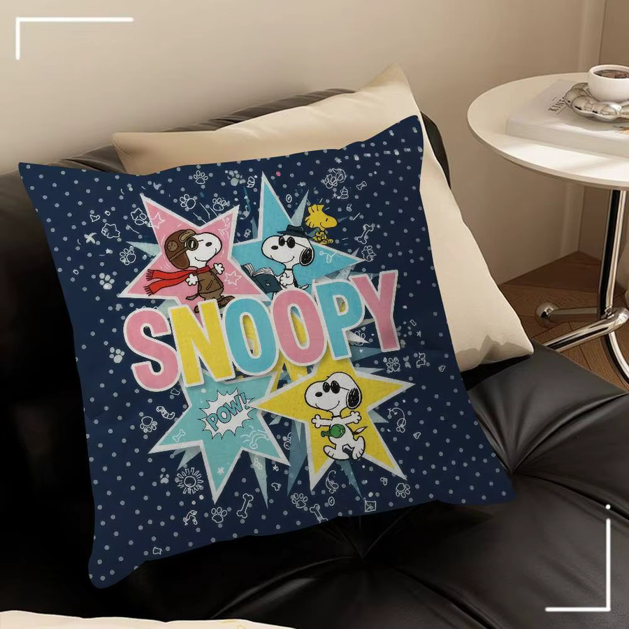 KAYOU Dekorativer Kissenbezug mit Snoopy Motiv aus Polyester, B/H: 30 x 50 cm - Bild 5