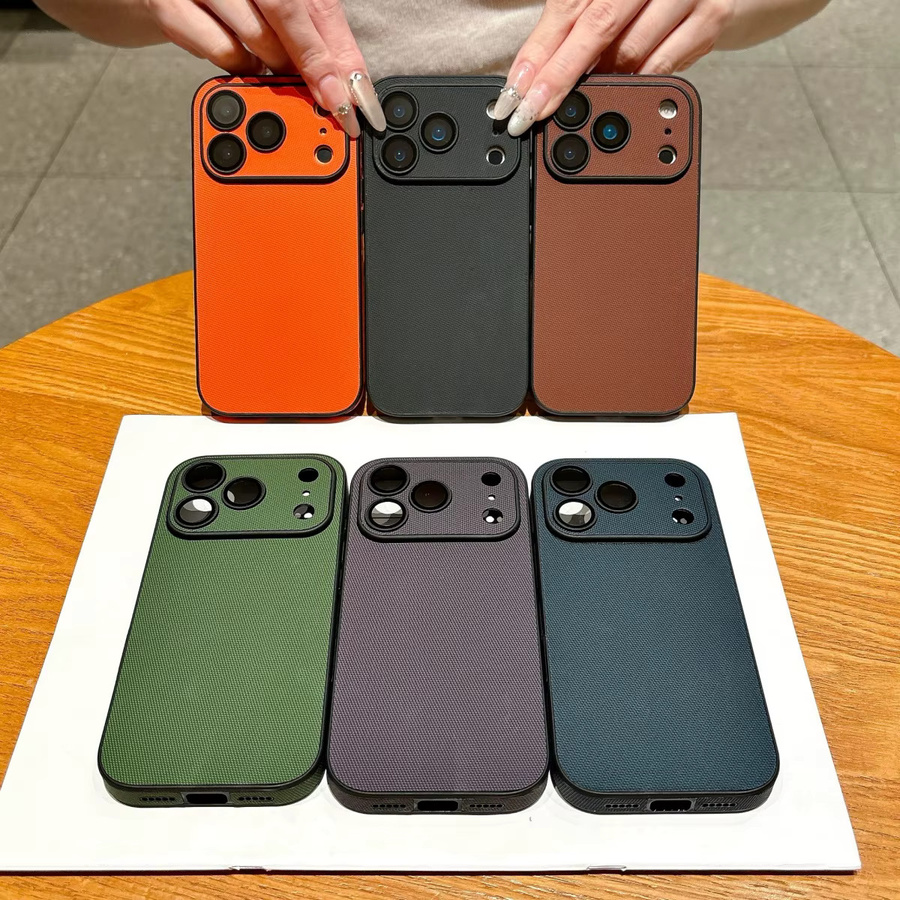 Apple TechWoven Cover Schutzhülle aus gewebtem Stoff für iPhone 17 16 15 14 13 Pro Max Plus, Lila - Bild 3