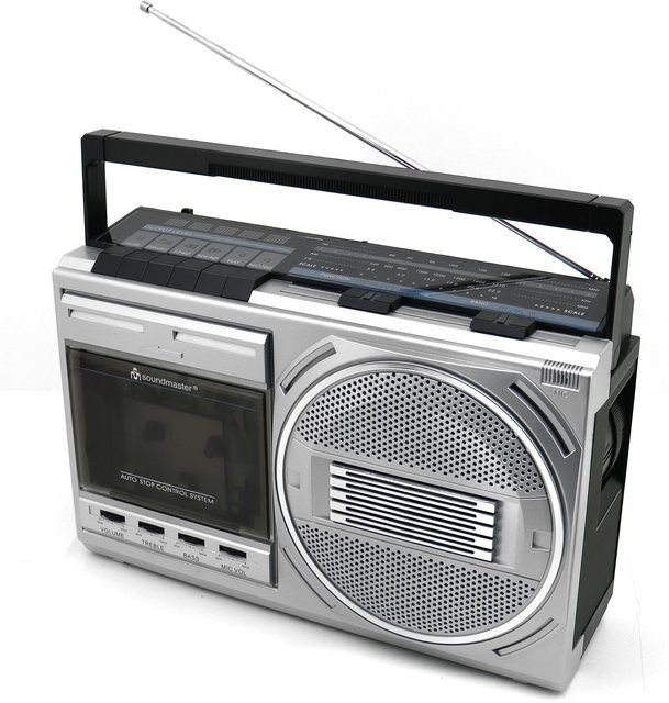 Soundmaster Radiorekorder RR20 in Silber - Bild 1