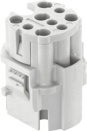 HARTING Stifteinsatz 12 Crimpen aus Kunststoff in Grau und Weiß, Artikelnummer 09155123002 - Bild 1