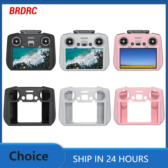 BRDRC Silikonhülle für DJI Mini 4 Pro, DJI Air 3 und DJI RC 2 Fernbedienung - Bild 1