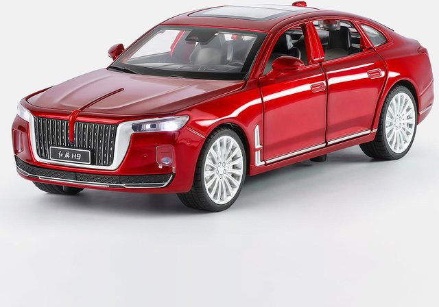 Linyi toy car Hong Qi H9 Modellauto, 1:32, Metall, mit Sound & Licht, ab 14 Jahren - Bild 1