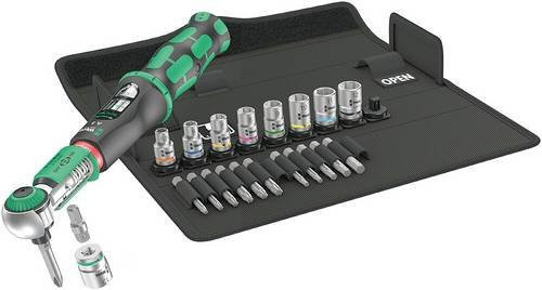 Wera Safe-Torque A 2 Drehmomentschlüssel-Set mit Ratschenfunktion, Bit- und Steckschlüsselsatz, 23-teilig, 2-12 Nm - Bild 1