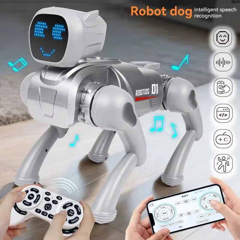 JJRC KI-Smart-Roboterhund, Sprachsteuerung, Programmierbare Aktionen, LED-Ausdrücke - Bild 1