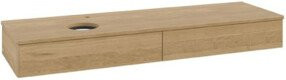 V&B Waschtischunterschrank Antao ohne Frontstruktur in Eiche Honig, B/T: 160 x 50 cm - Bild 1