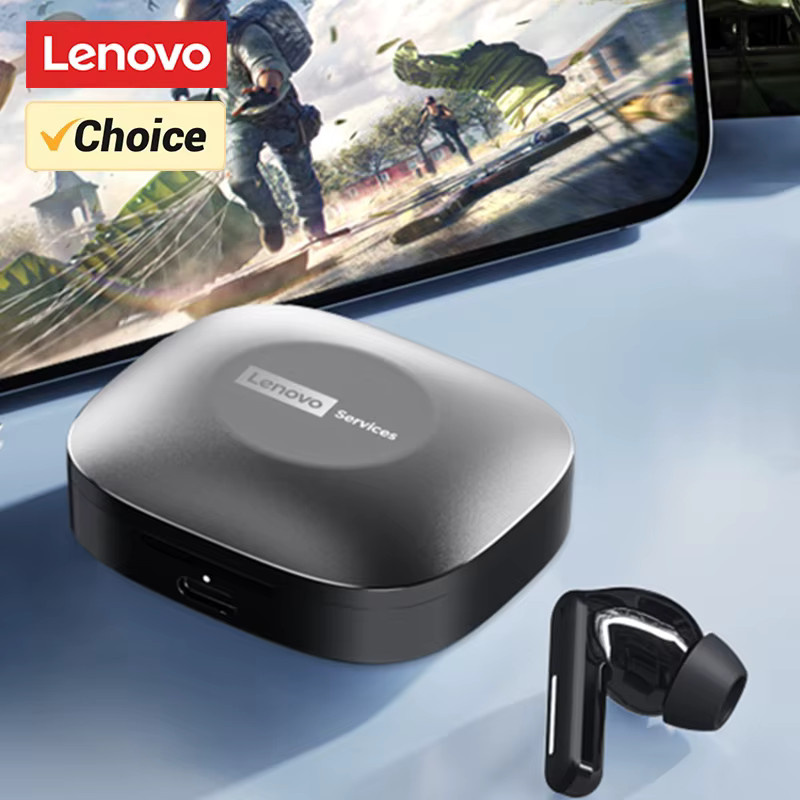Lenovo LE209 Gaming-Headset kabellose Bluetooth 6.0 In-Ear Sport-Ohrhörer mit Mikrofon in Schwarz und Grau - Bild 2