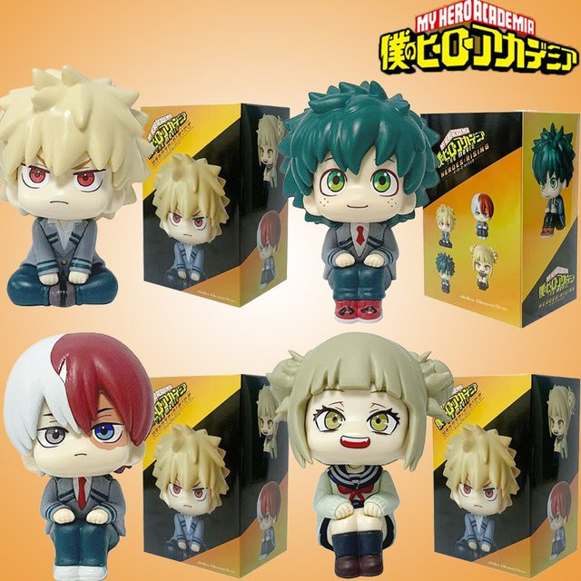 Bandai My Hero Academia Q-Version Katsuki Bakugo Deku Todoroki Shoto, Action Figur, 10cm - Bild 1