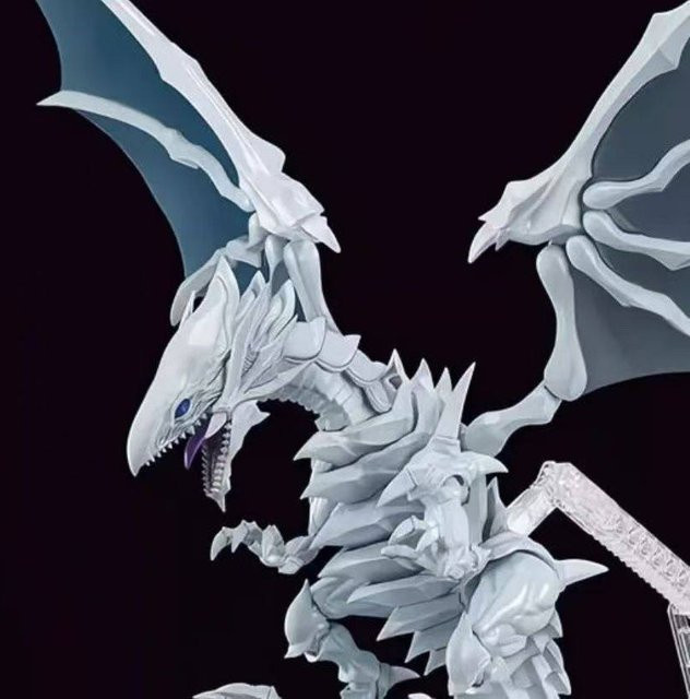 Bandai Platzender Drache, Fantasy, weiß, Ornament, Modell - Bild 1