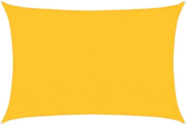 vidaXL Sonnensegel aus HDPE in Gelb, Rechteckig, B: 4 m, T: 2,5 m - Bild 1