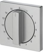 Busch-Jaeger Zentralscheibe für Zeitschaltuhr in Silber - Bild 1