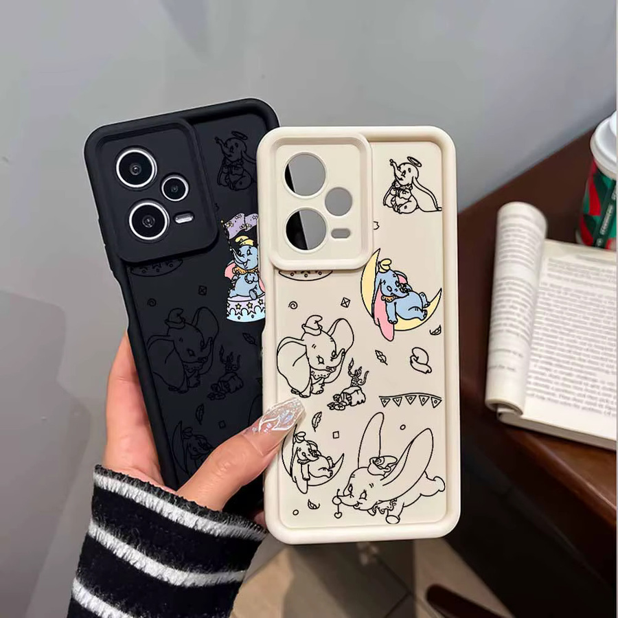 Dumbo Animierte Silikon-Handyhülle mit Augen-Design und Lanyard für Samsung Galaxy S26 S25 S24 S23 S22 S21 S20 FE Ultra Plus - Bild 2
