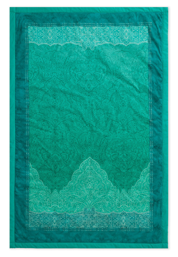 Bassetti Plaid DOLCEACQUA V1 Grün B/B: 135 x 190 cm - Bild 1