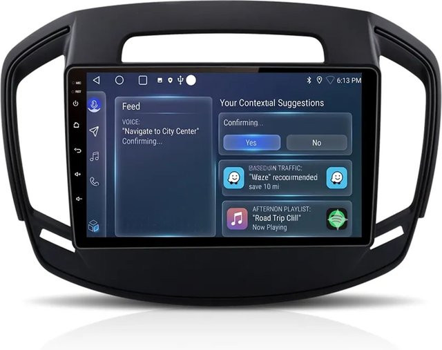 Junsun 9 Zoll Autoradio für Opel Insignia 2013 bis 2017 mit Bluetooth und GPS in Schwarz - Bild 1