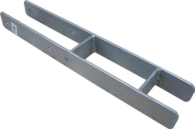 T & J H-Pfostenträger schwer für Beton, Breite: 6 cm, Höhe: 60 cm - Bild 1