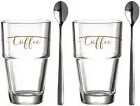 LEONARDO Latte-Macchiato-Glas SOLO, transparent, 250 ml - Bild 1