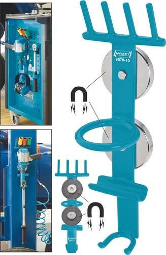 Hazet Magnetischer Werkzeughalter 9070-10 Wandmontage aus Metall in Blau und Petrol - Bild 1