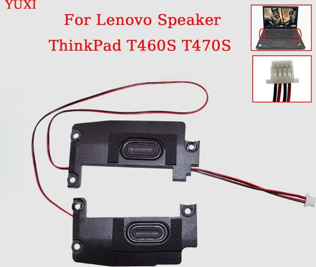 YUXI Lautsprecher-Set für Lenovo ThinkPad T460s T470s in Schwarz, 1 Paar (00JT988 PK23000N2Y0 PK23000N2N0) - Bild 1
