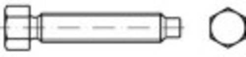 TOOLCRAFT Sechskantschraube M10 DIN 561 aus Stahl, Länge: 60 mm, 50 Stück - Bild 1