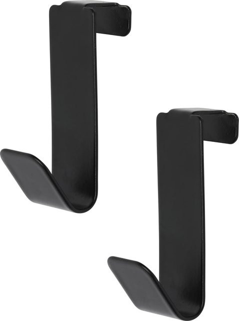 Denpanels Haken 2 Stück Schwarz B/T/H: 120 x 80 x 10 cm - Bild 1