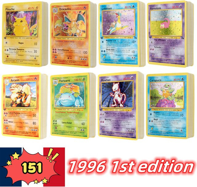 Bandai Pokémon, Sammelkarten-Spielzeug, 151-teiliges Set - Bild 1