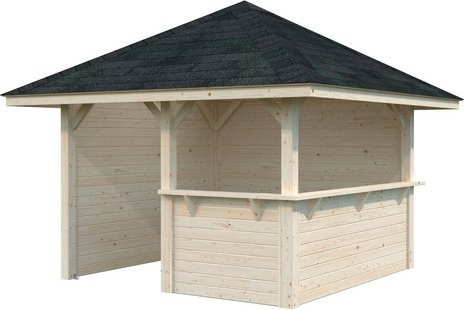 PALMAKO Pavillon Bianca Set 103 aus Fichtenholz in Braun, B/H/T: 300 x 319 x 300 cm - Bild 1