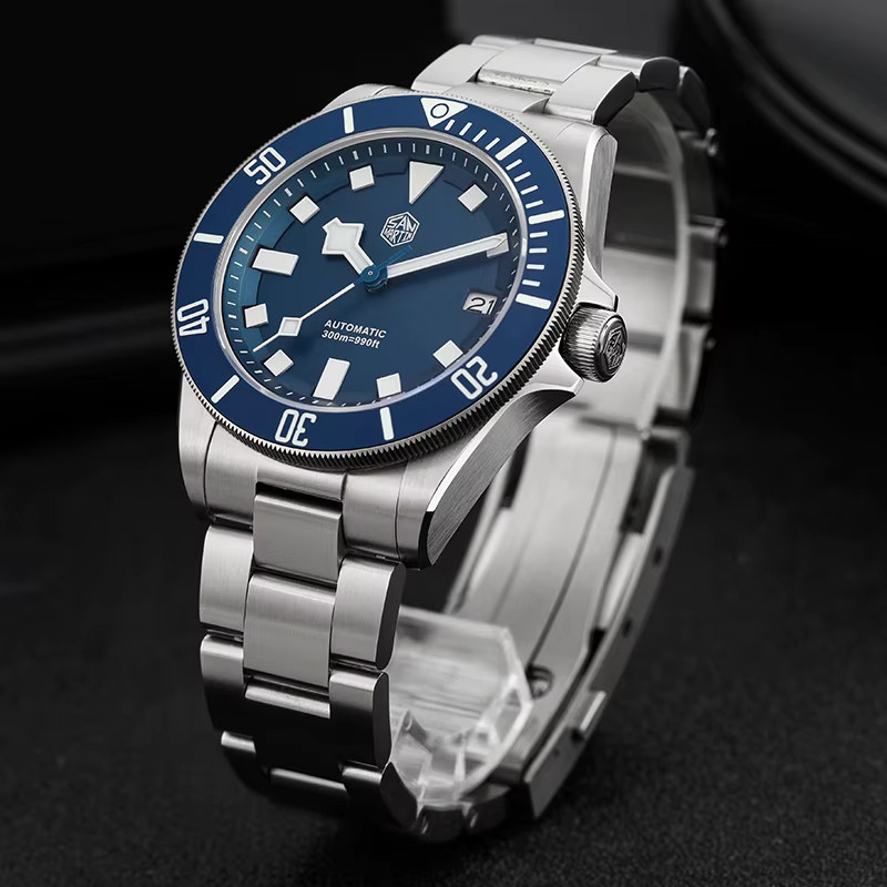 San Martin Armbanduhr, Titan, Automatik, Herren, 30 ATM - Bild 2